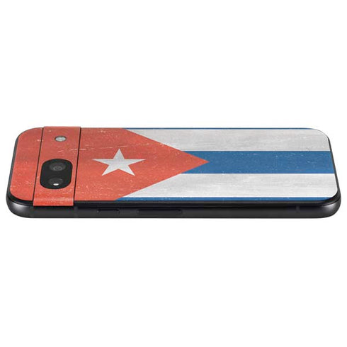 Cuban Flag Distressed Google Pixel 8a Skin
